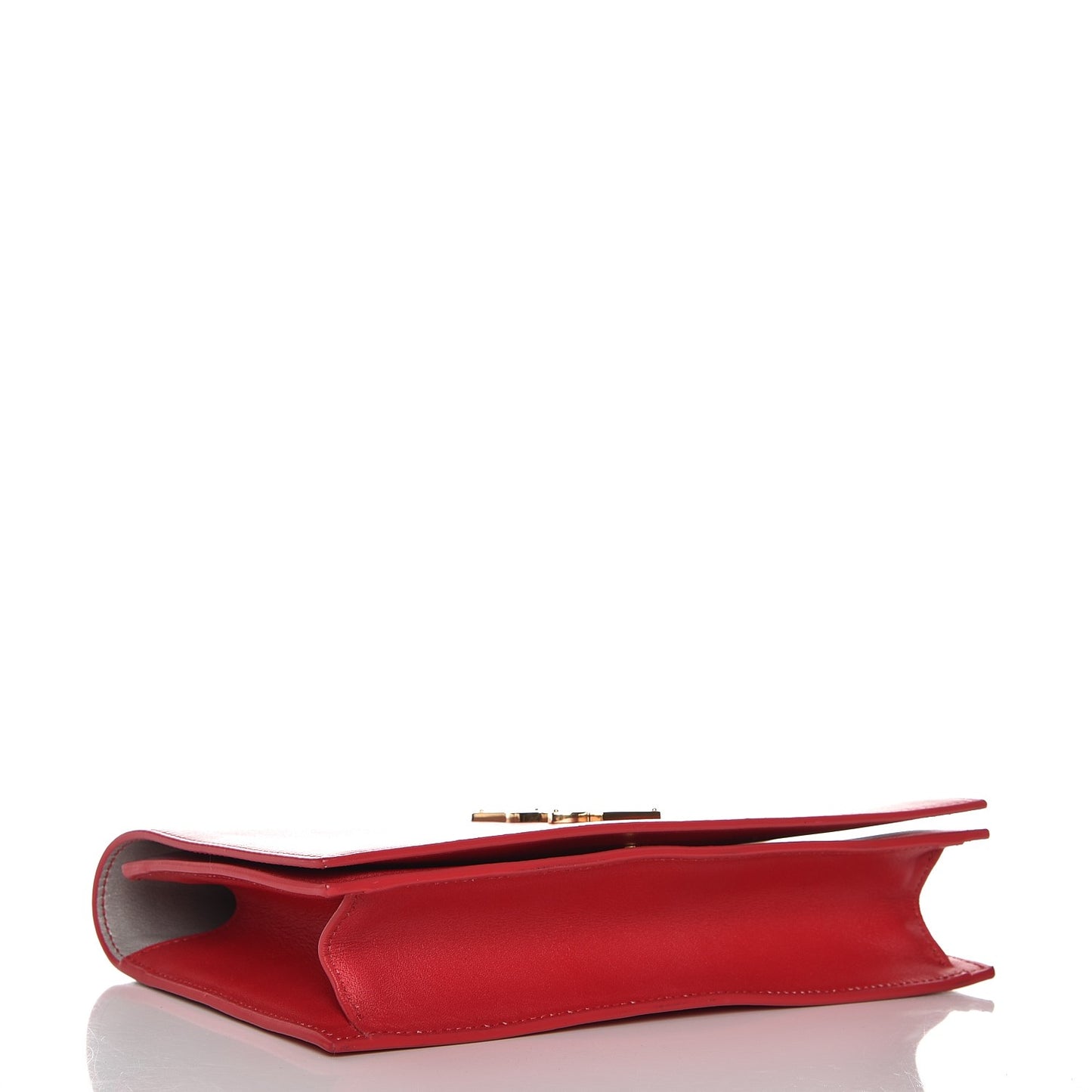 Soft Calfskin Degrade Small Monogram Clutch Red Flame