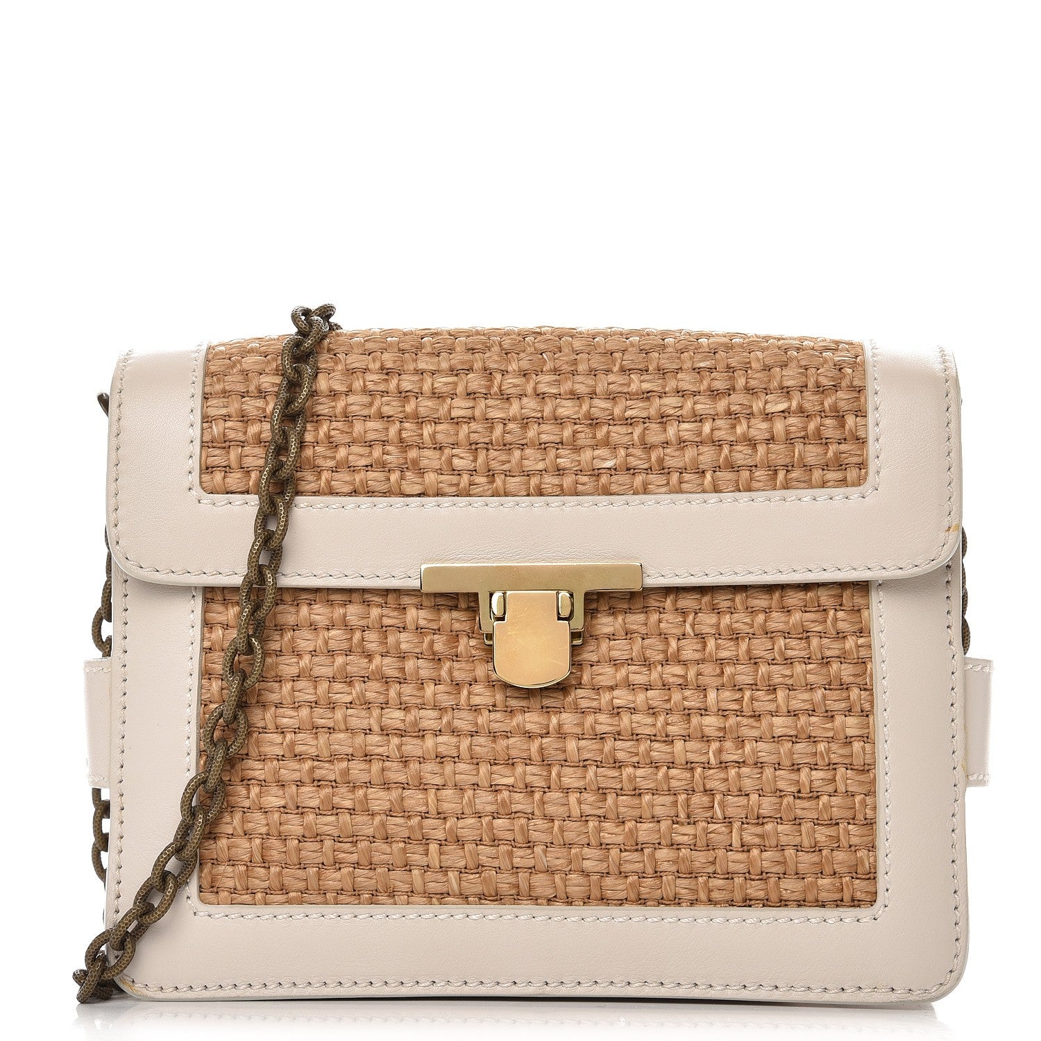 Lanvin Straw Shoulder Bag 1 of 8