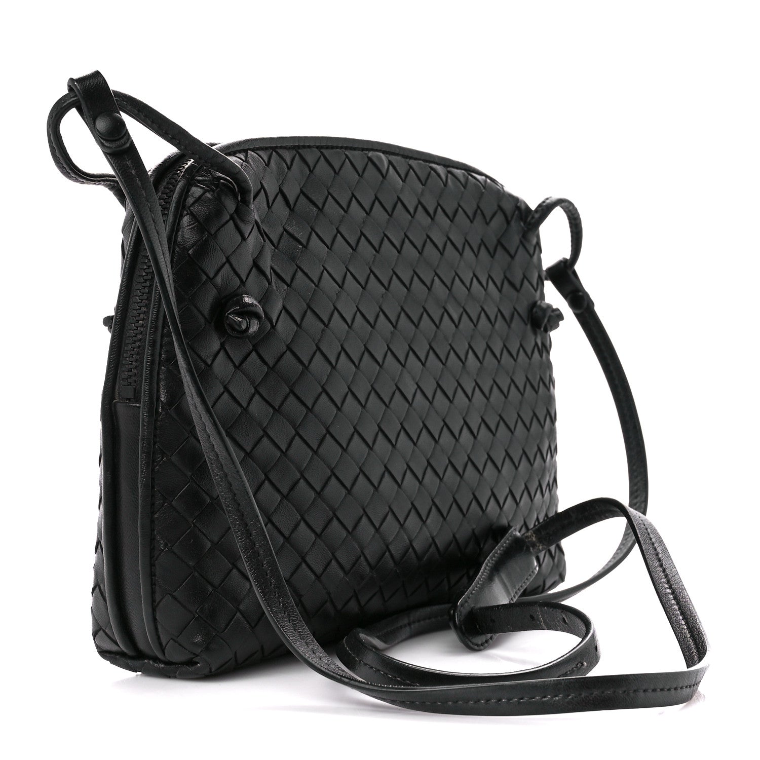 Bottega Veneta Nappa Intrecciato Nodini Bag Black 3 of 15