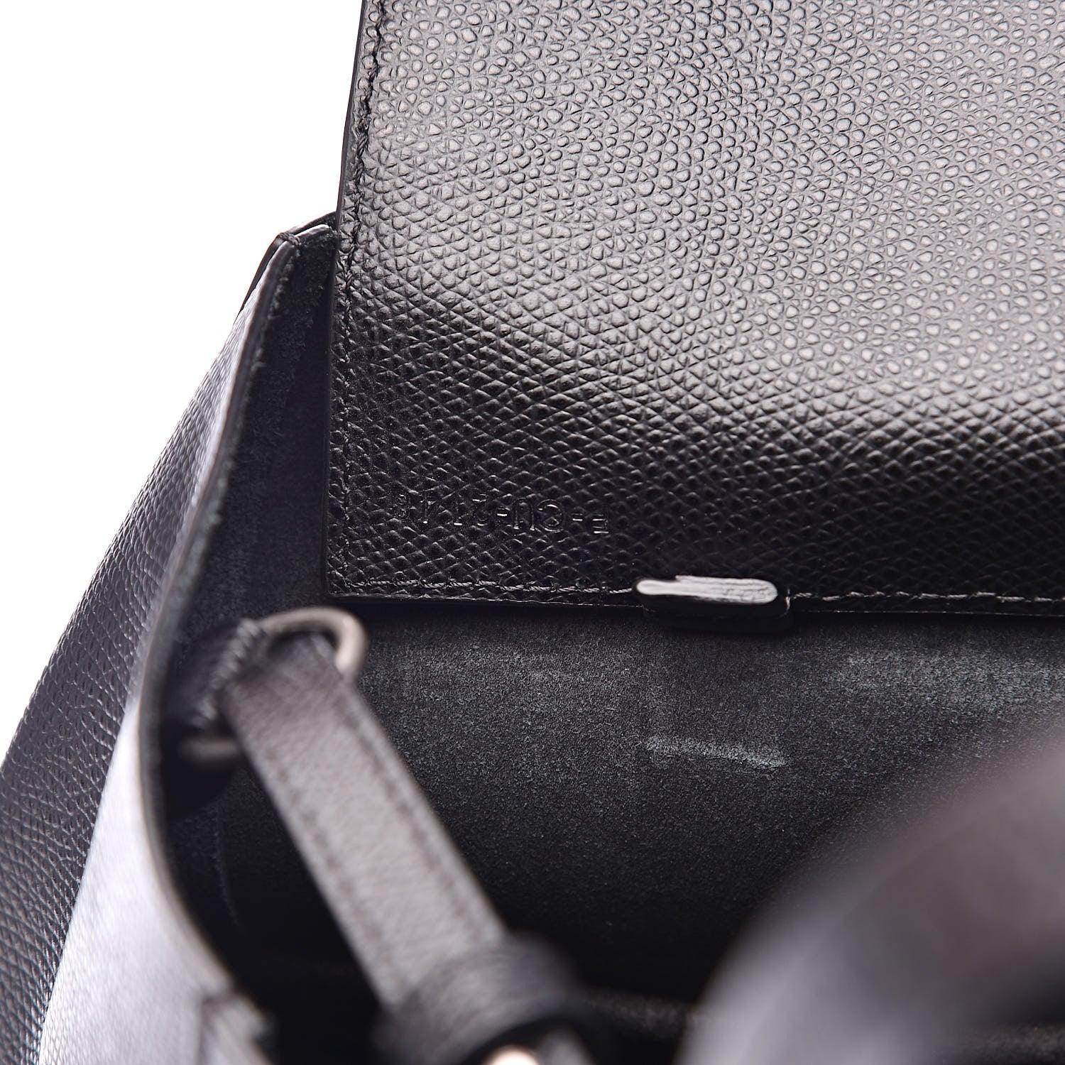 Celine Grained Calfskin Small Vertical Cabas Black 7 of 10