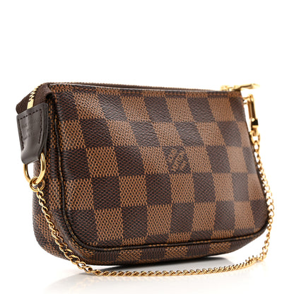 Louis Vuitton LOUIS VUITTON Damier Ebene Mini Pochette Accessories 3 of 8