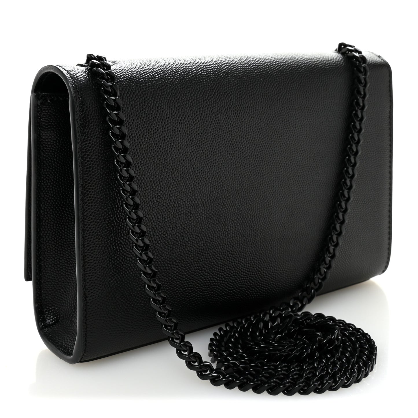Grain De Poudre Small Monogram Monochrome Kate Satchel Black