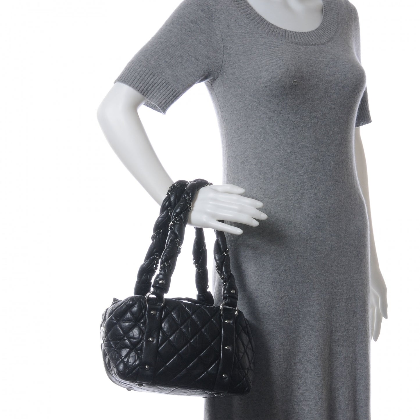 Ligne Lady Braid Small Tote Black