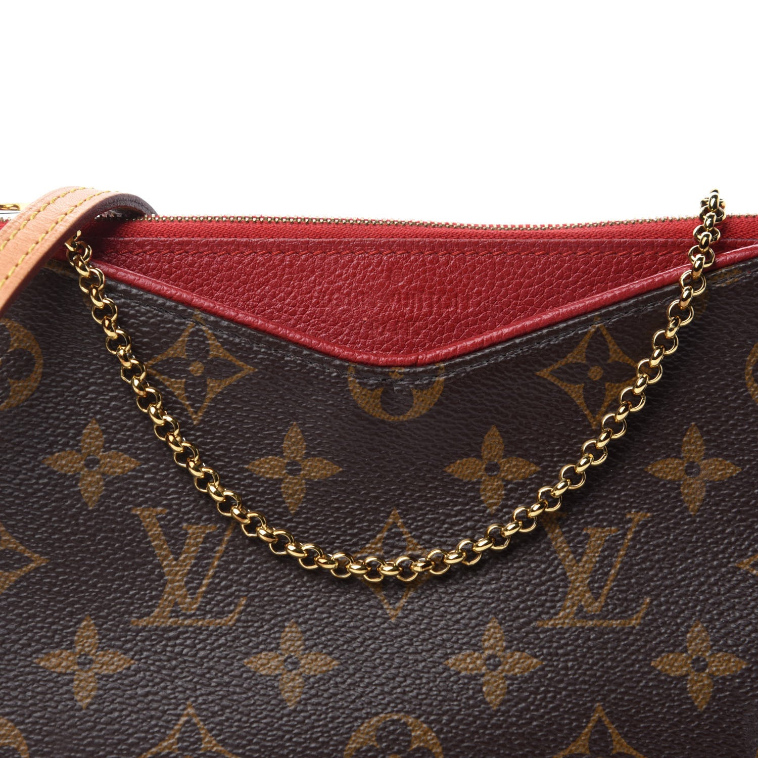 Louis Vuitton Monogram Pallas Clutch Cherry 10 of 10