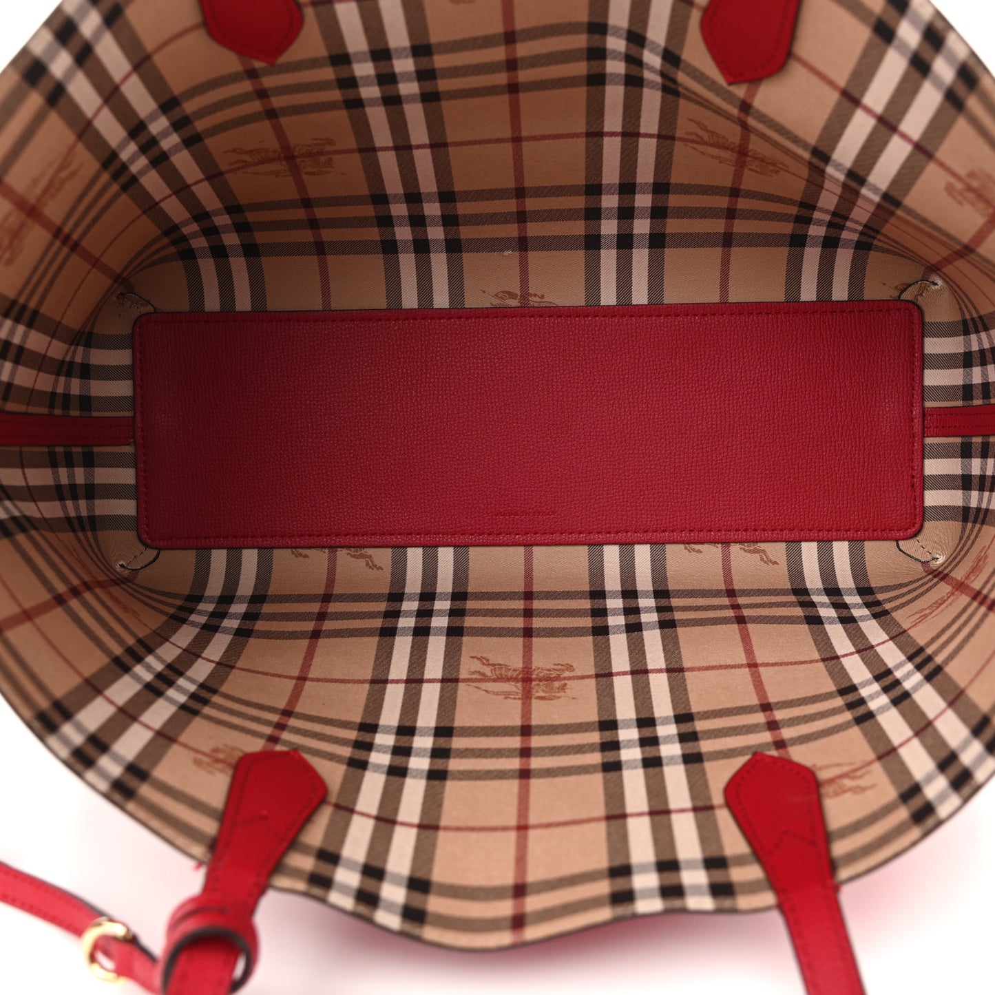 Haymarket Check Medium Reversible Tote Red