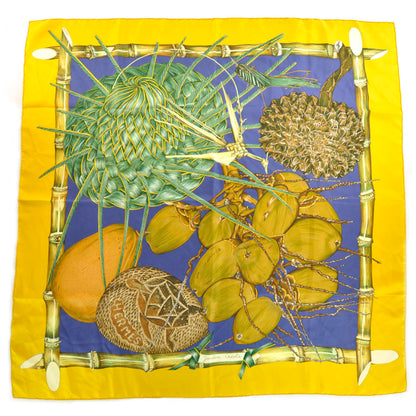 Hermes Silk Jardin Creole Scarf 90 1 of 10