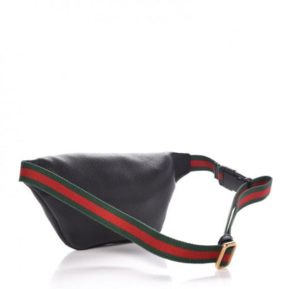 Gucci Grained Calfskin Small Logo Belt Bag Black 3 of 8