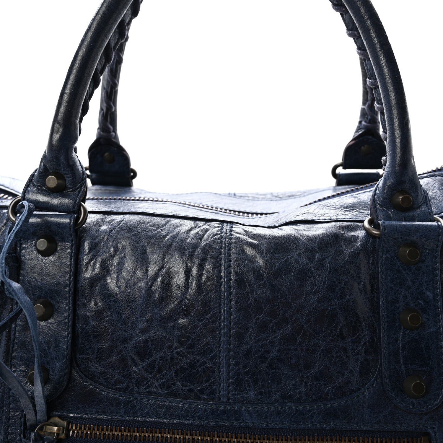 Balenciaga Agneau Classic Hardware Weekender Officier 9 of 11