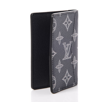 Louis Vuitton Savane Monogram Chapman Rhinoceros Pocket Organizer Encre 3 of 8