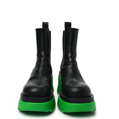Bottega Veneta Calfskin The Flash Chelsea Boots 38.5 Black Grass 2 of 6