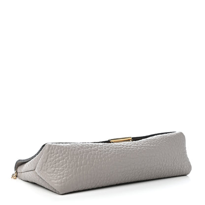 Burberry Signature Grain Medium Mildenhall Crossbody Bag Pale Grey 4 of 10