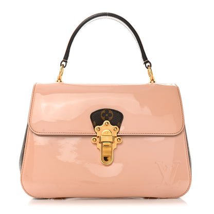 Louis Vuitton Patent Calfskin Monogram Cherrywood PM Rose Ballerine 1 of 11