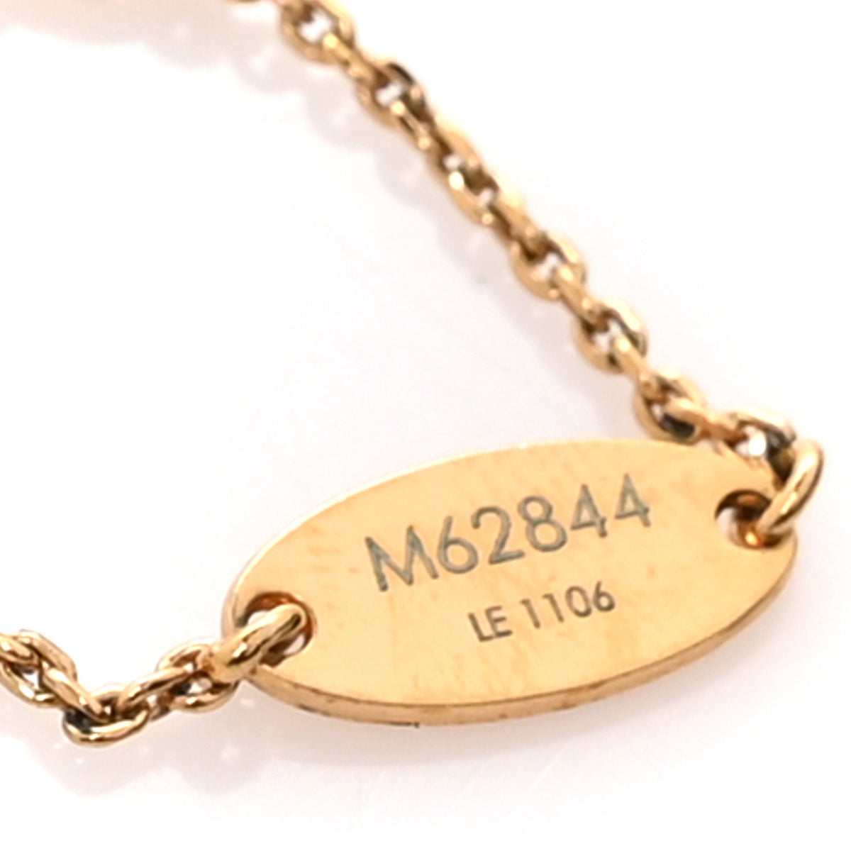 Louis Vuitton Brass LV & Me Love Bracelet Gold 5 of 5