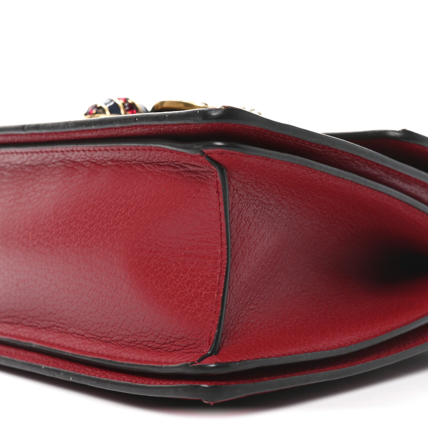 Gucci GG Supreme Monogram Small Queen Margaret Top Handle Bag Red 10 of 11