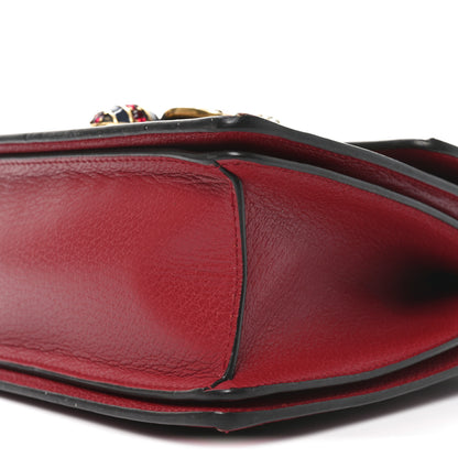 Gucci GG Supreme Monogram Small Queen Margaret Top Handle Bag Red 10 of 11