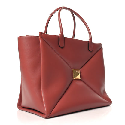 Valentino Garavani Nappa Large One Stud Handbag Gingerbread 3 of 9