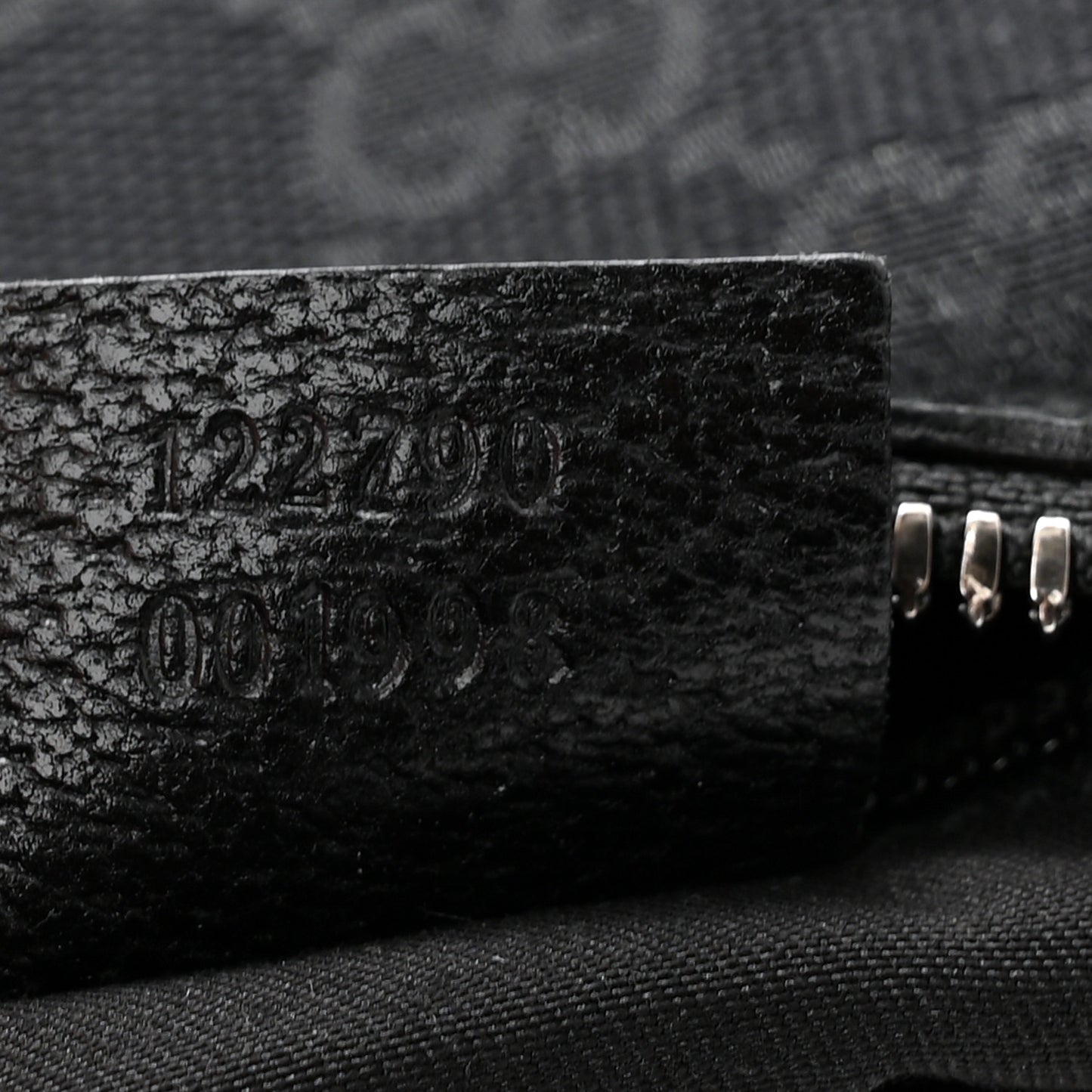 Monogram Medium Half Moon Hobo Black
