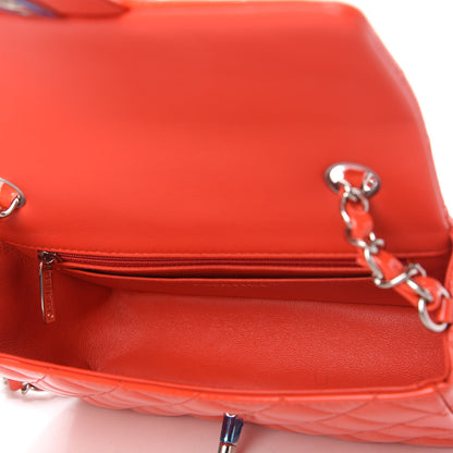 Chanel Patent Calfskin Quilted Mini Rectangular Flap Red 5 of 10