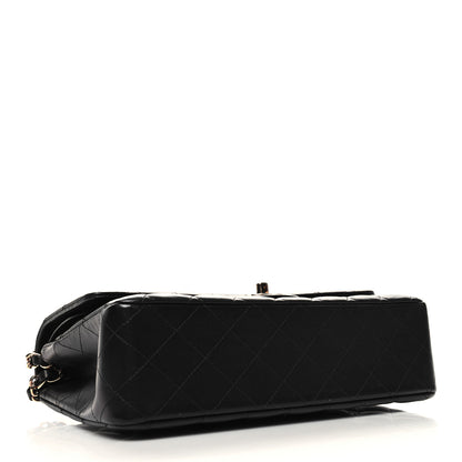 Chanel Lambskin Quilted Medium Double Flap Black 4 of 12