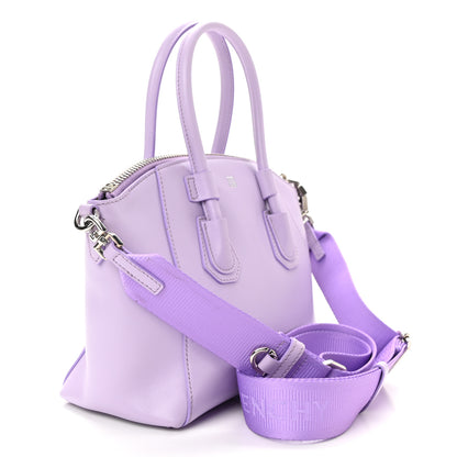 Givenchy Box Calfskin Mini Sport Antigona Top Handle Bag Mauve 3 of 10
