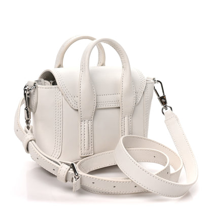 3.1 Phillip Lim Smooth Calfskin Nano Pashli Satchel White 3 of 10