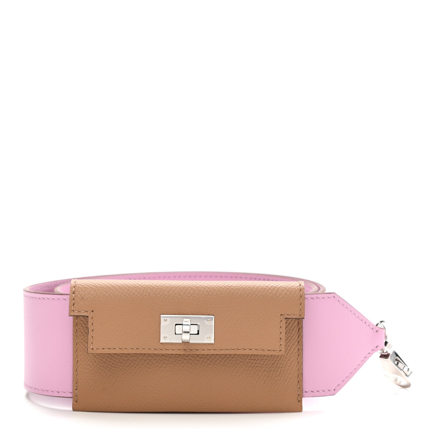 Hermes Swift Epsom Pocket Kelly Shoulder Strap Mauve Sylvestre Chai 1 of 6