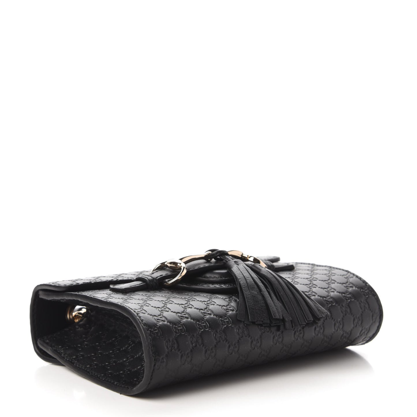 Microguccissima Mini Emily Shoulder Bag Black