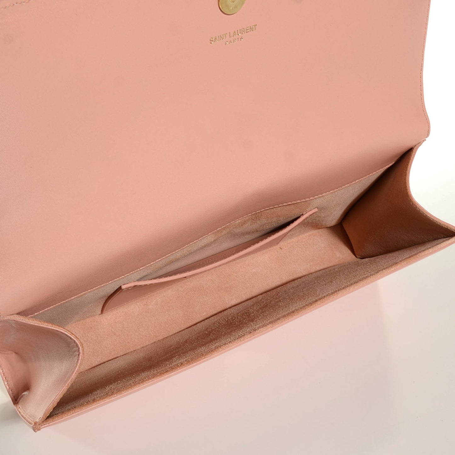 Calfskin Classic Monogram Clutch Blush