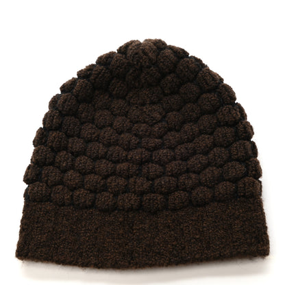 Hermes Cashmere Cotton Beanie Hat Brown 1 of 4