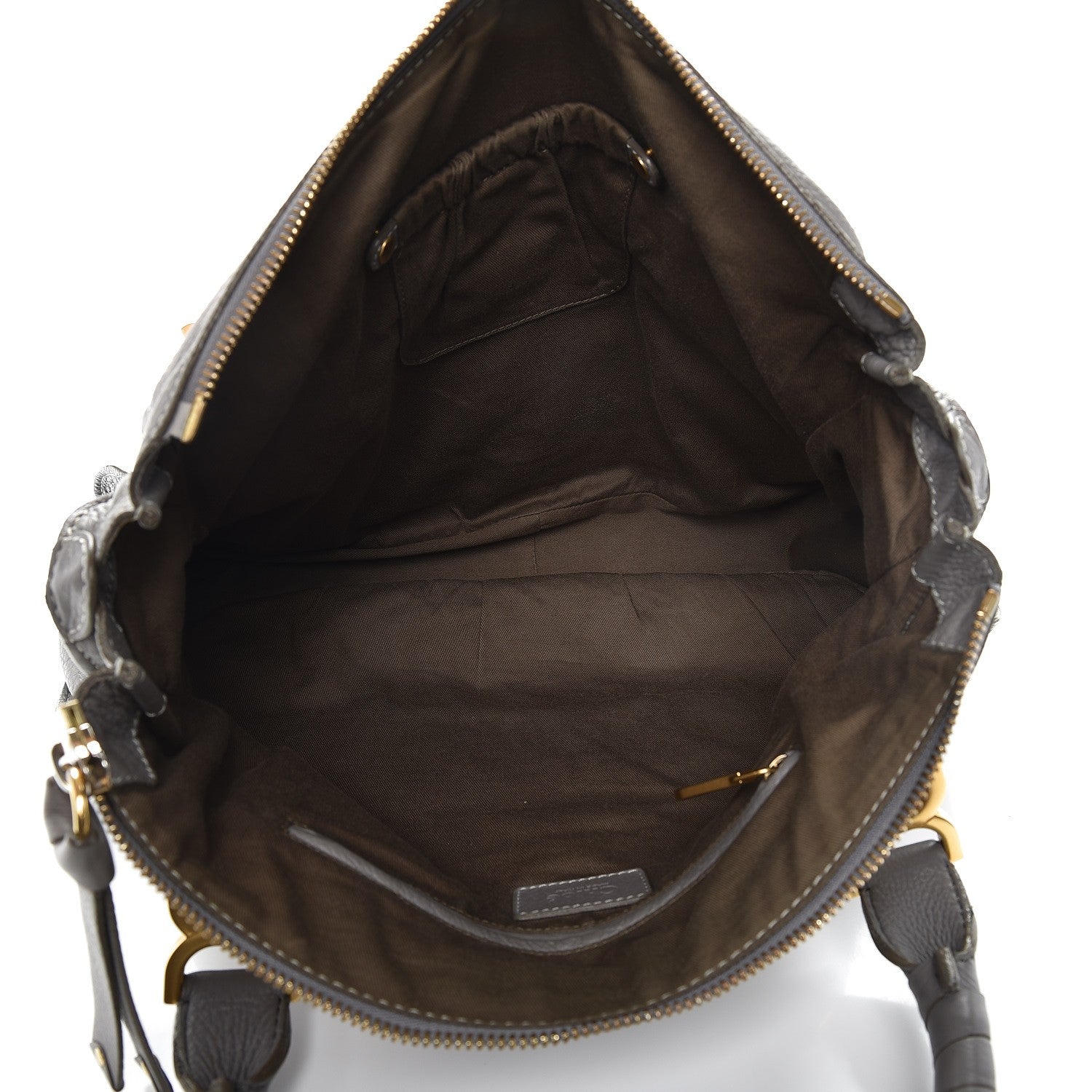 Chloe Calfskin Large Marcie Satchel Cashmere Grey 5 of 8