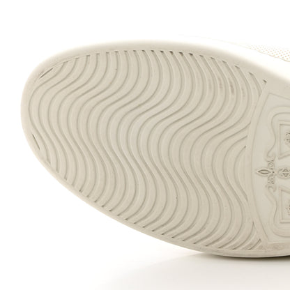 Gucci Calfskin GG Tennis Embossed Mens Ace Sneakers 9 Mystic White 12 of 18