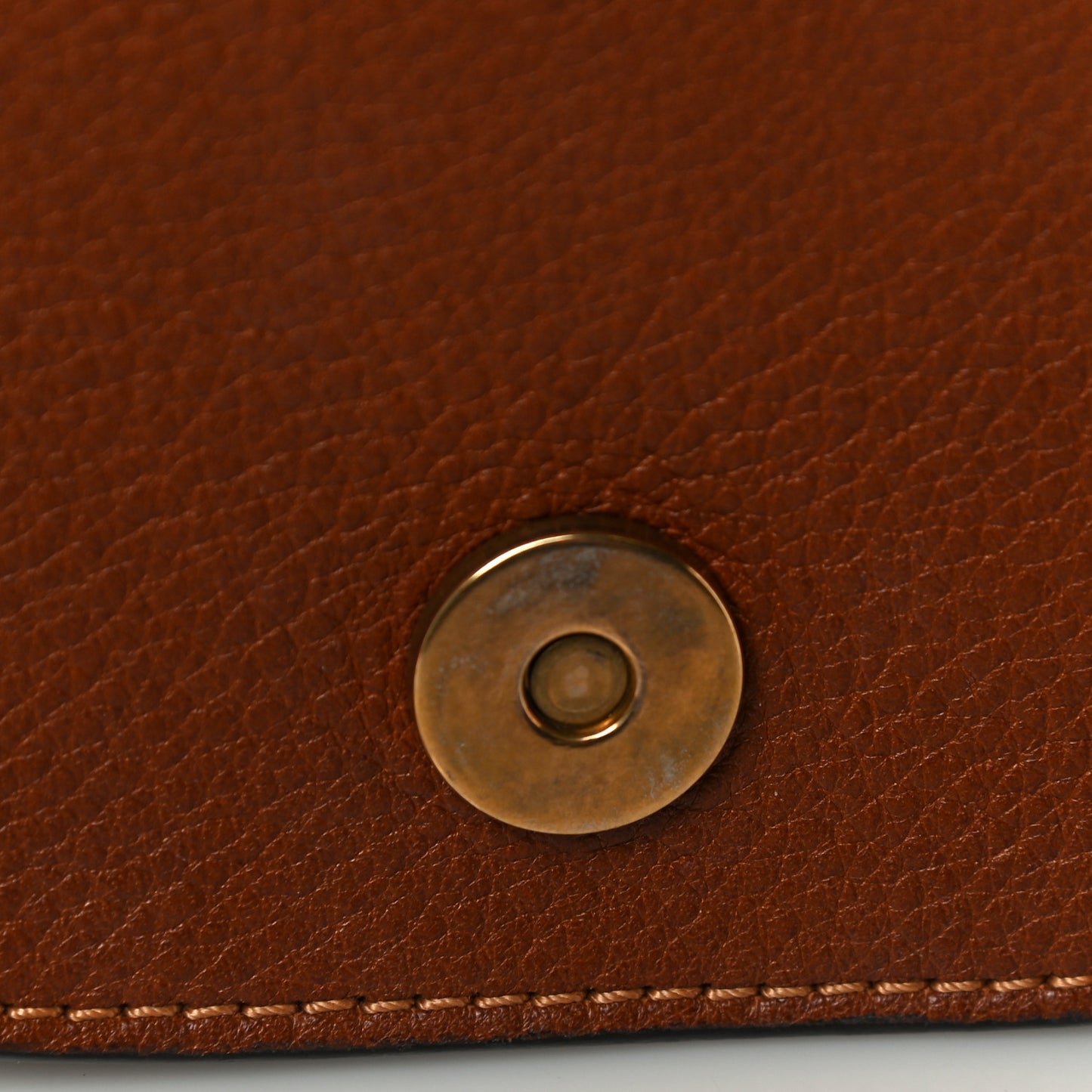 Calfskin Suede Small Nile Bracelet Bag Caramel