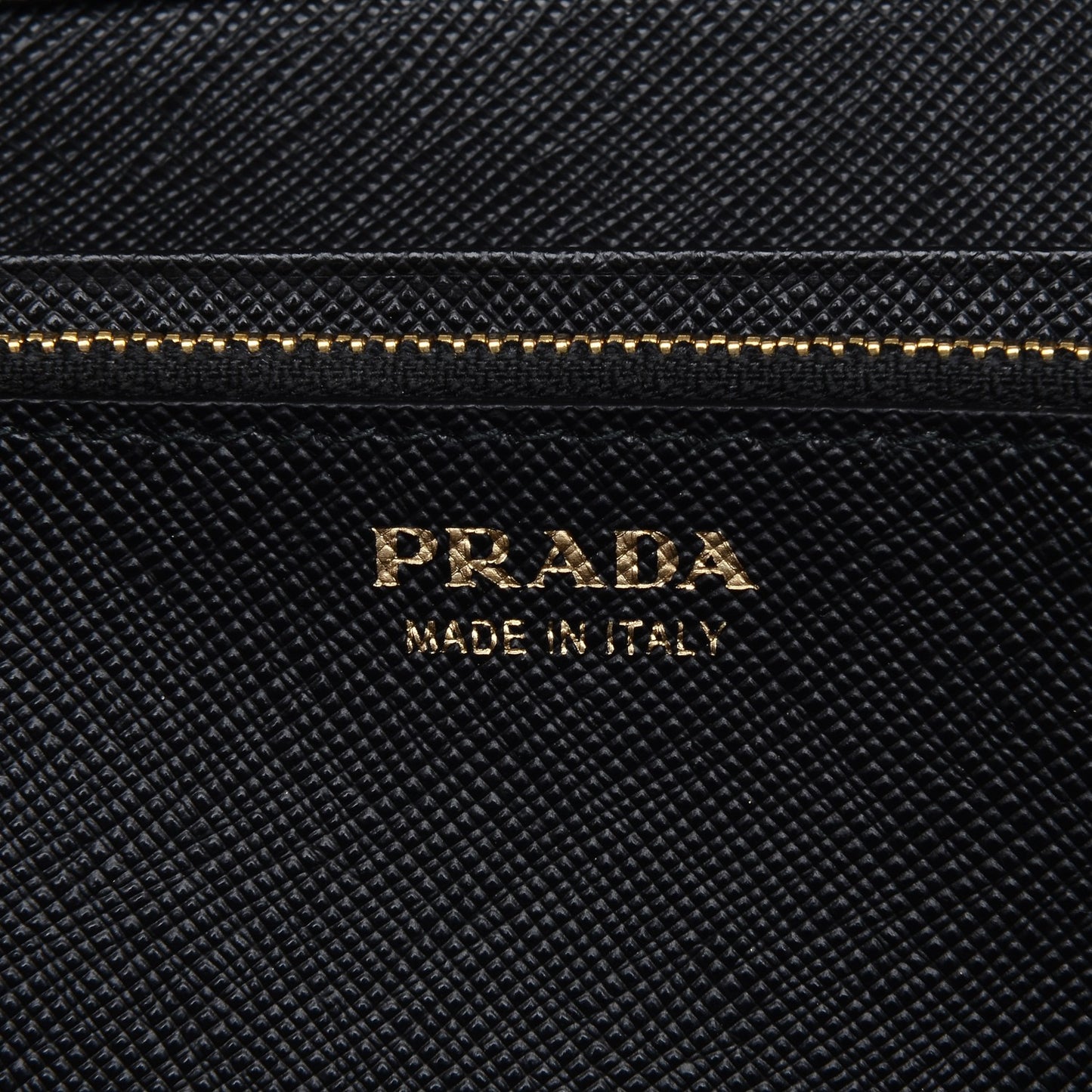 Saffiano Metal Continental Flap Wallet Nero Black