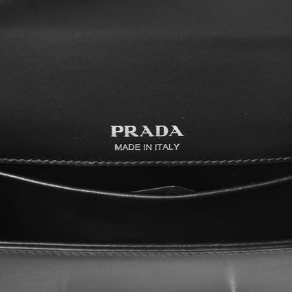 Prada City Calfskin Sidonie Shoulder Bag Black 7 of 8