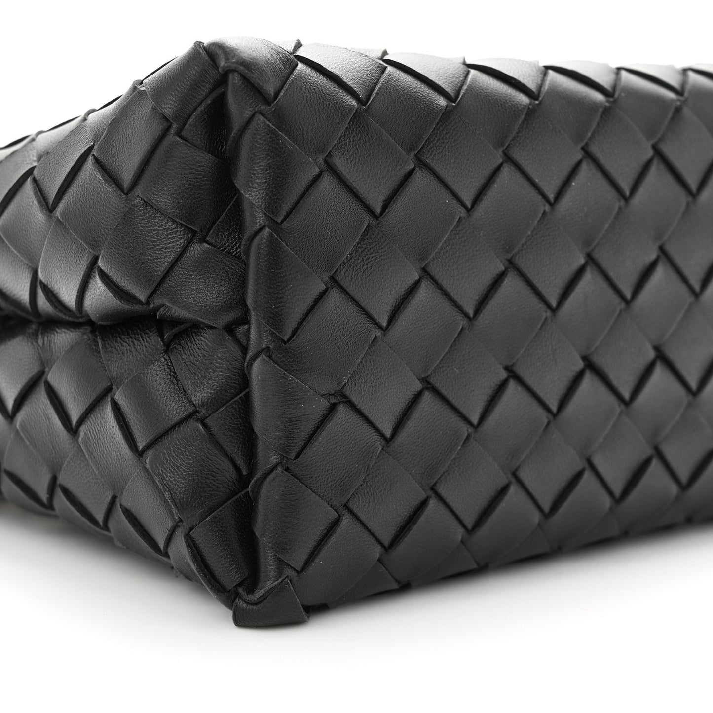 Nappa Intrecciato Small Andiamo Shoulder Bag Black