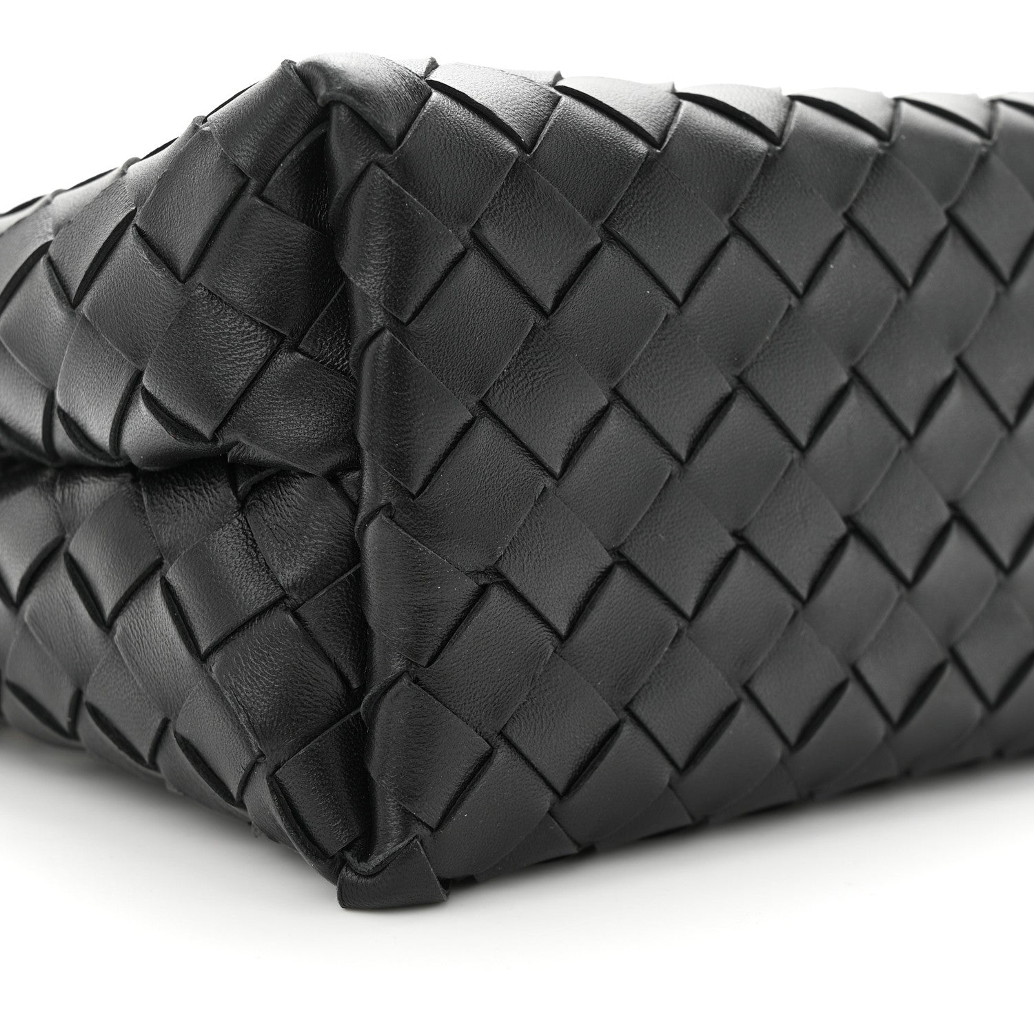 Bottega Veneta Nappa Intrecciato Small Andiamo Shoulder Bag Black 8 of 9