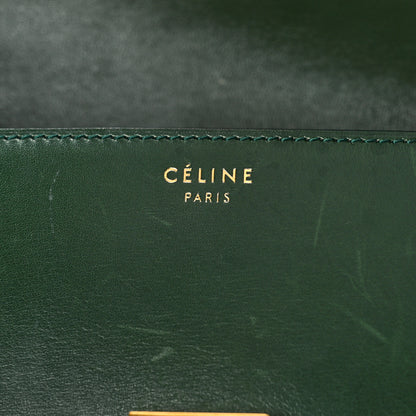 Celine Box Calfskin Classic Box Medium Flap Bag Forest 6 of 13