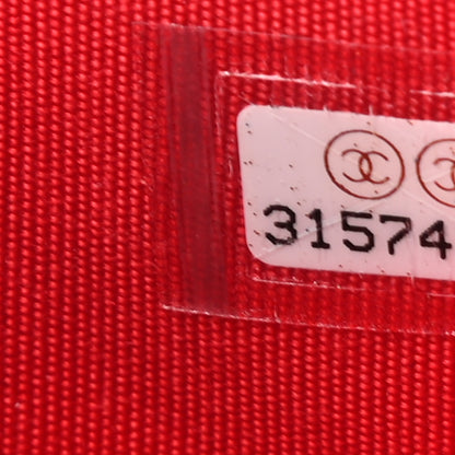 Chanel Caviar Quilted Card Holder Red 8 of 8