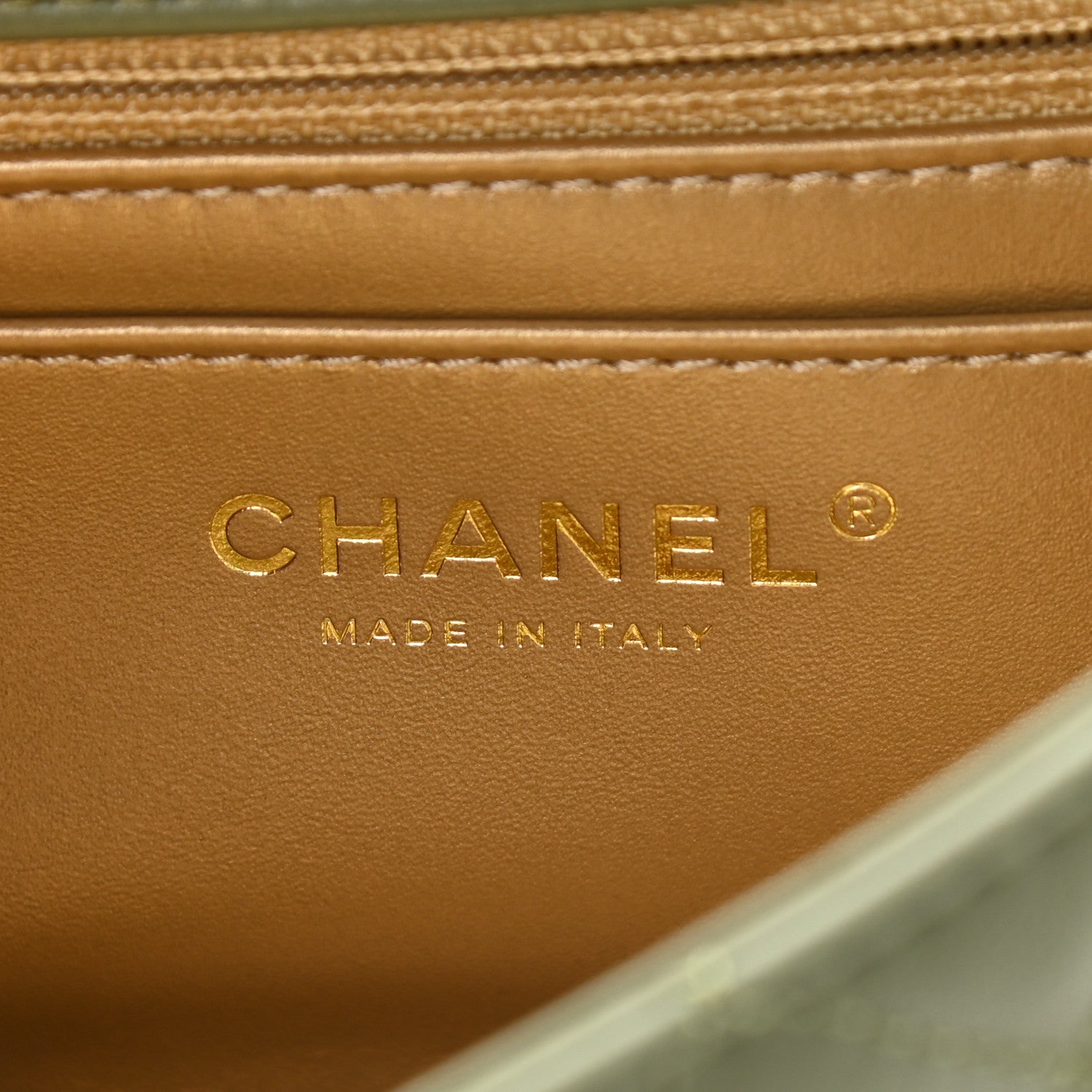 Chanel Lambskin Quilted Mini Rectangular Pearl Crush Flap Green 5 of 8