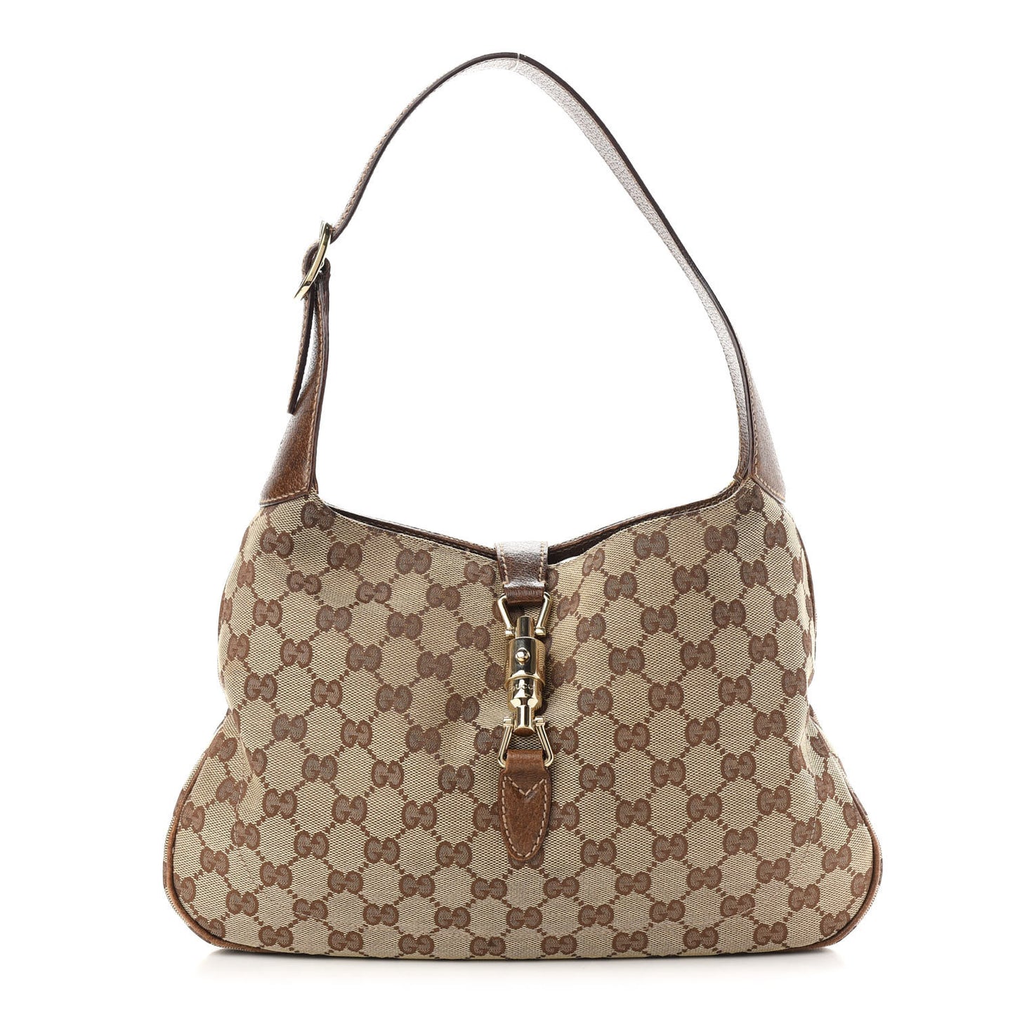 Monogram Small Jackie O Hobo Brown