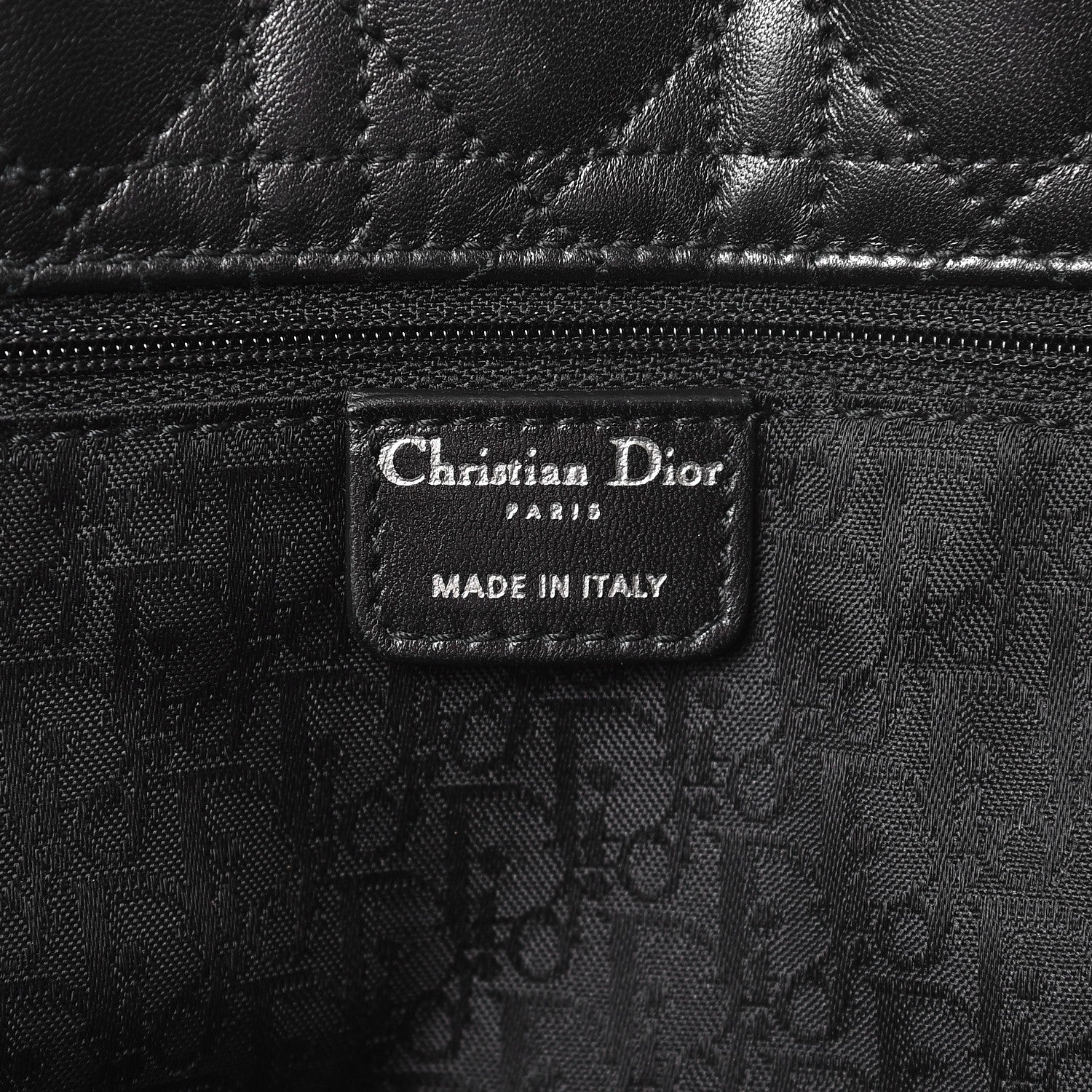 Christian Dior Lambskin Cannage Large Soft Lady Dior Shopping Tote Black 8 of 17
