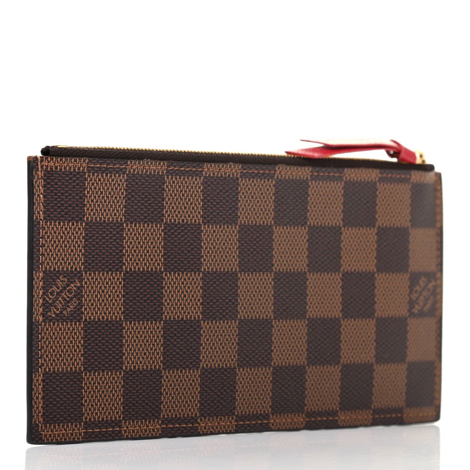 Louis Vuitton Damier Ebene Felicie Chain Wallet Zippered Insert 3 of 6