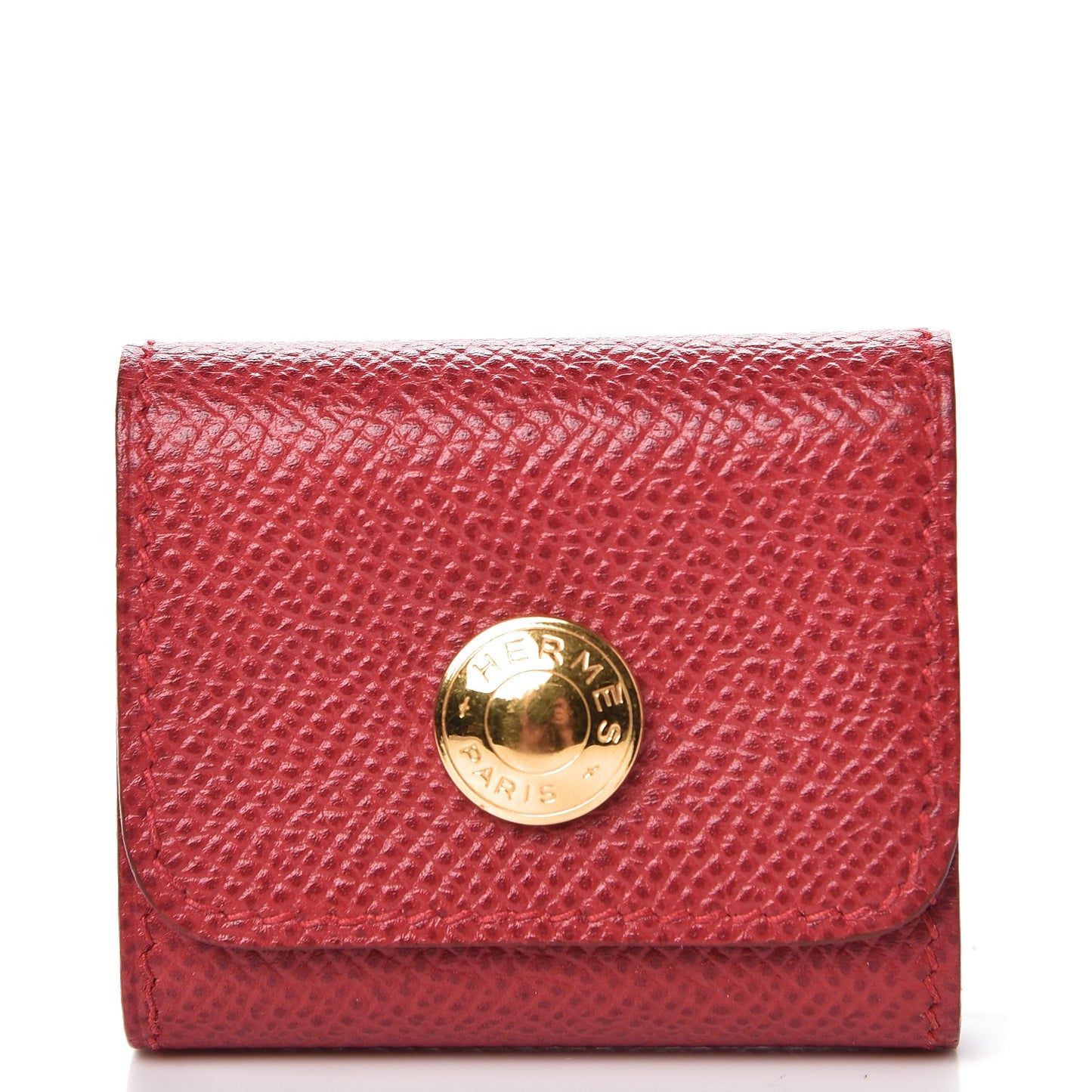 Courchevel Post It Notepad Holder PM Rouge Vif