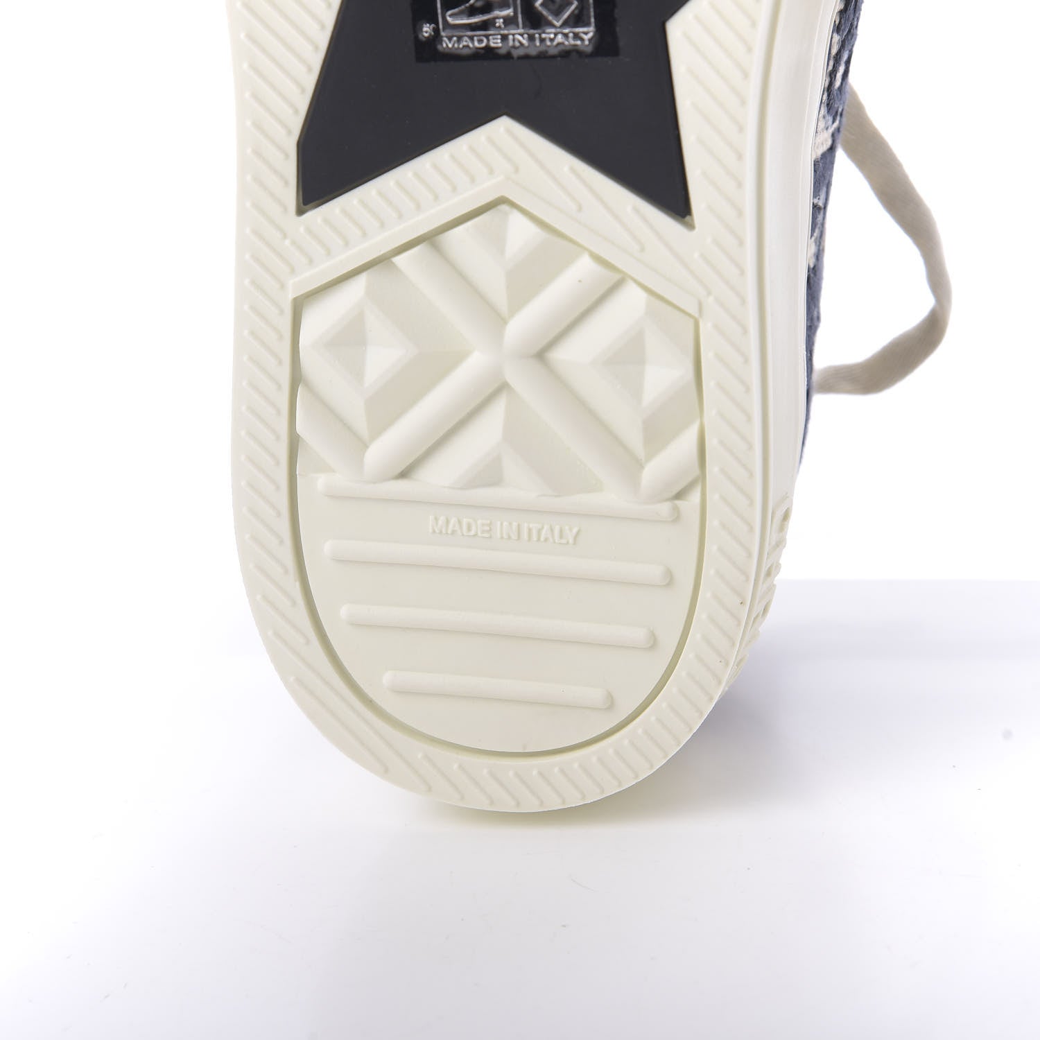 Christian Dior Canvas Oblique Walk'N'Dior Low Top Sneakers 39 Deep Blue 8 of 11