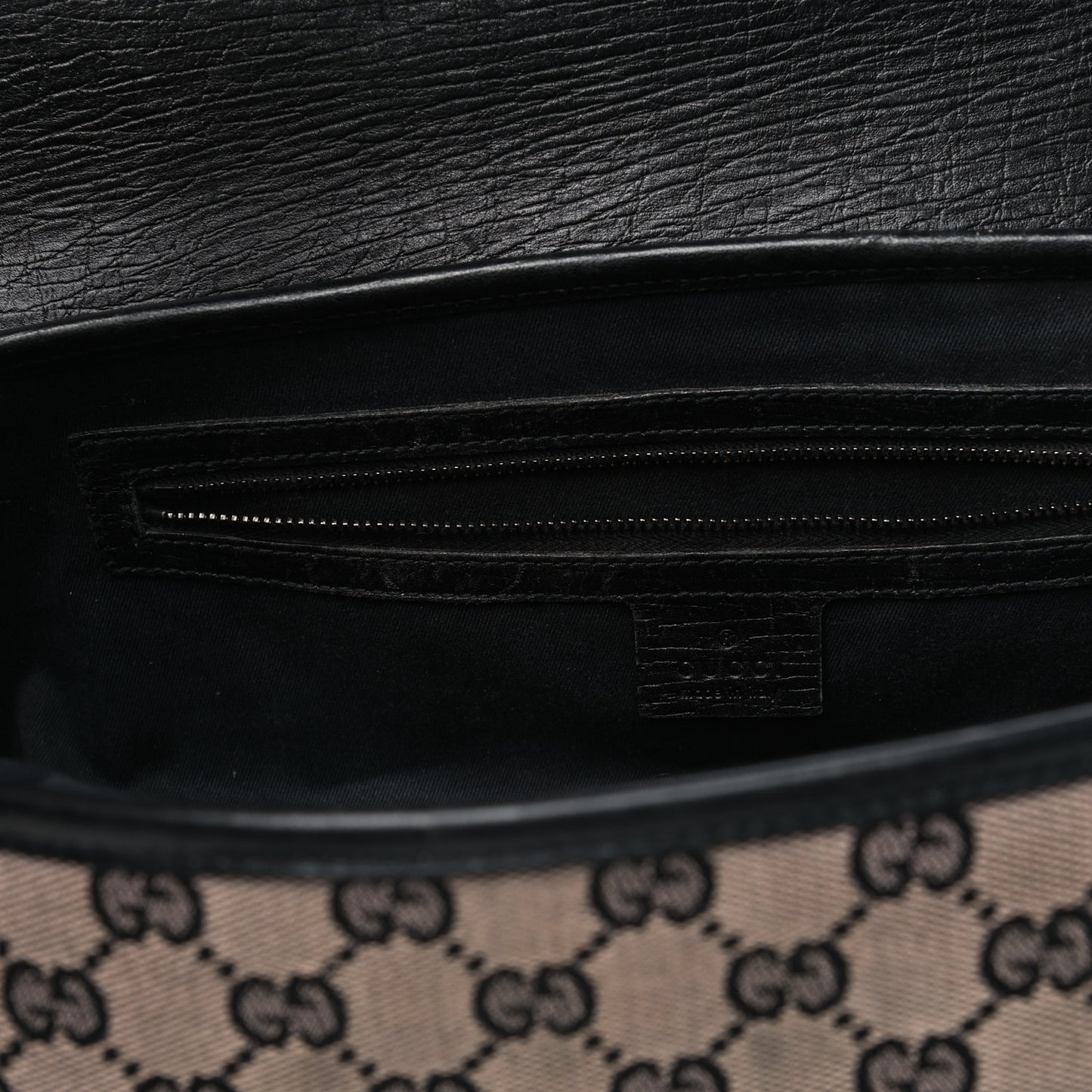 Monogram Bamboo Bullet Handbag Black