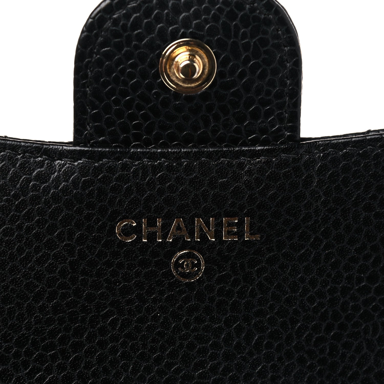 Chanel Caviar Quilted Compact Flap Wallet Black 6 of 19
