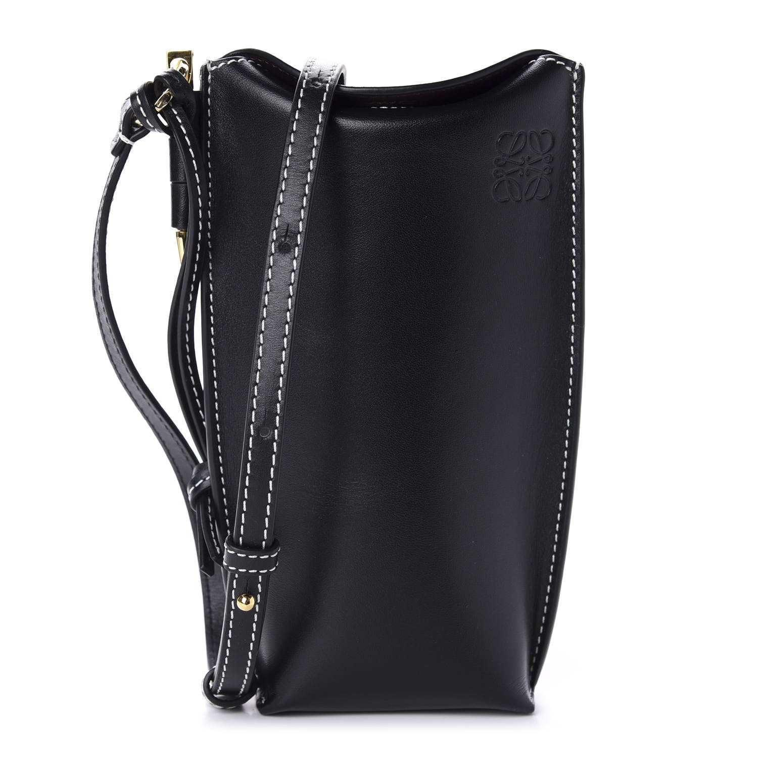 Loewe Smooth Calfskin Mini Gate Pocket Black 1 of 10