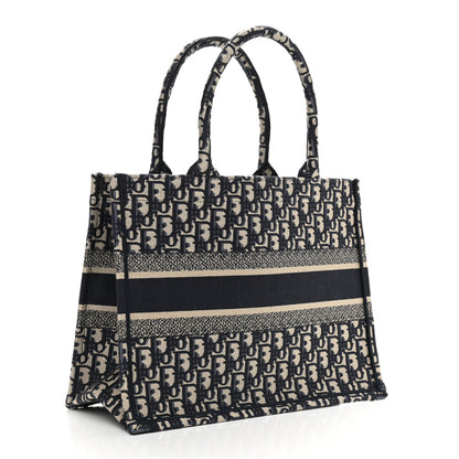 Christian Dior Oblique Medium Book Tote Blue Multicolor 3 of 9