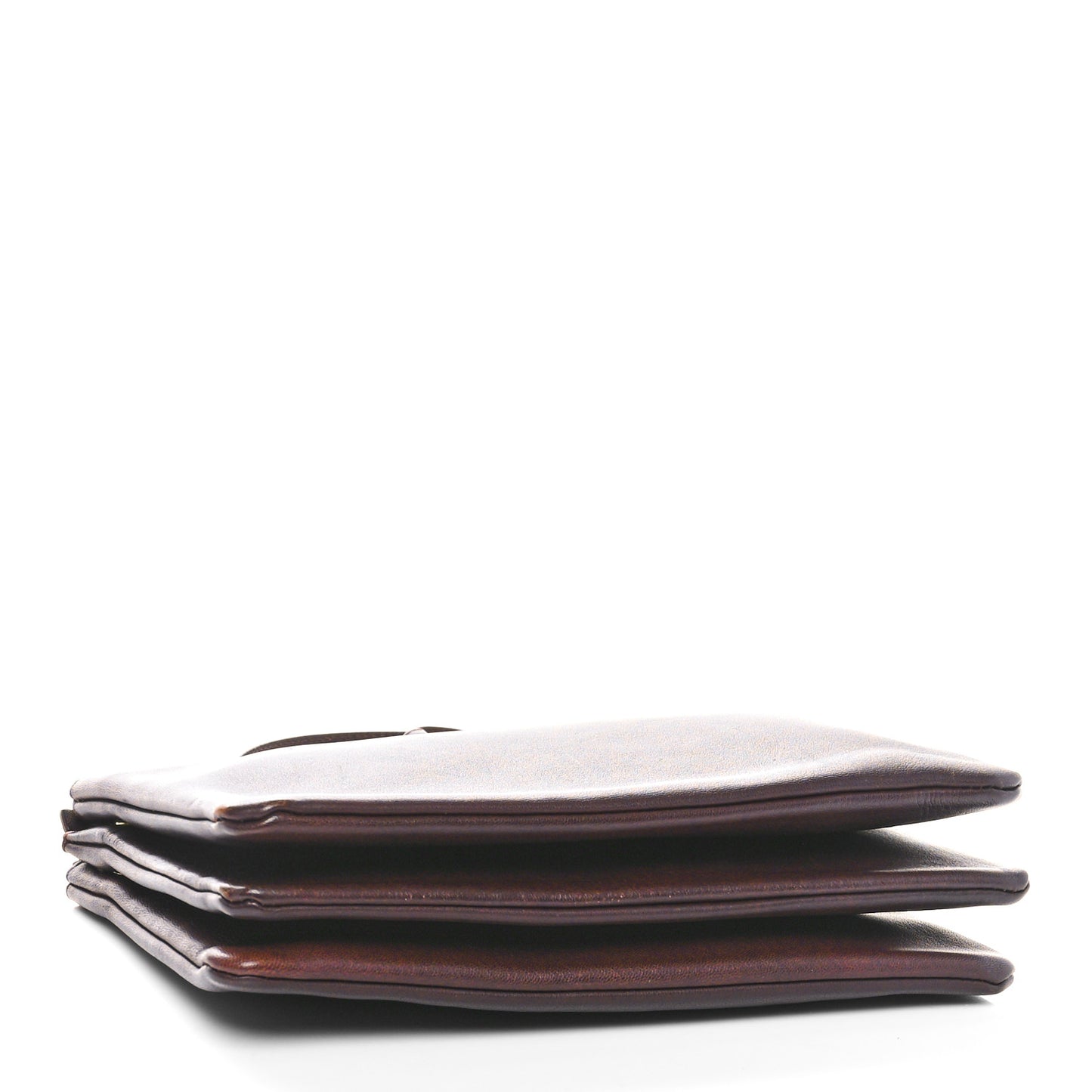 Lambskin Large Trio Crossbody Bag Burgundy