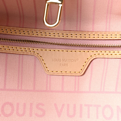 Louis Vuitton Damier Azur Neo Neverfull MM Rose Ballerine 6 of 10